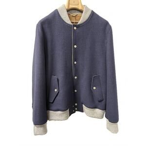 NEW ELEVENTY mens bomber jacket in navy